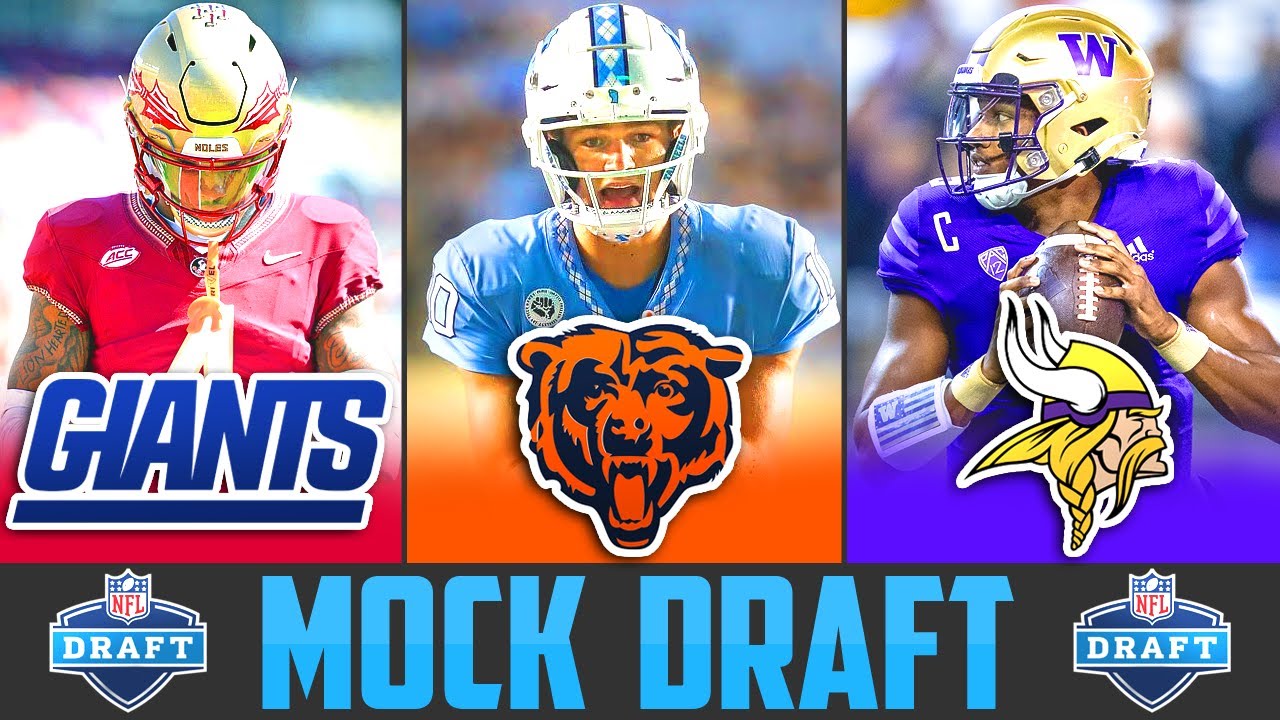 2024 NFL first-round mock draft: QBs go 1-2-3