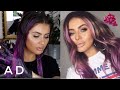 DYING MY HAIR PURPLE | JAMIE GENEVIEVE