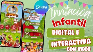 Como Hacer Una Video Invitación Digital Interactiva Con Ubicación Y Confirmación En Canva Gratis