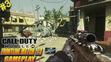 Call Of Duty Mobile Frontline Match #3 || Android Gameplay Full HD 60 FPS
