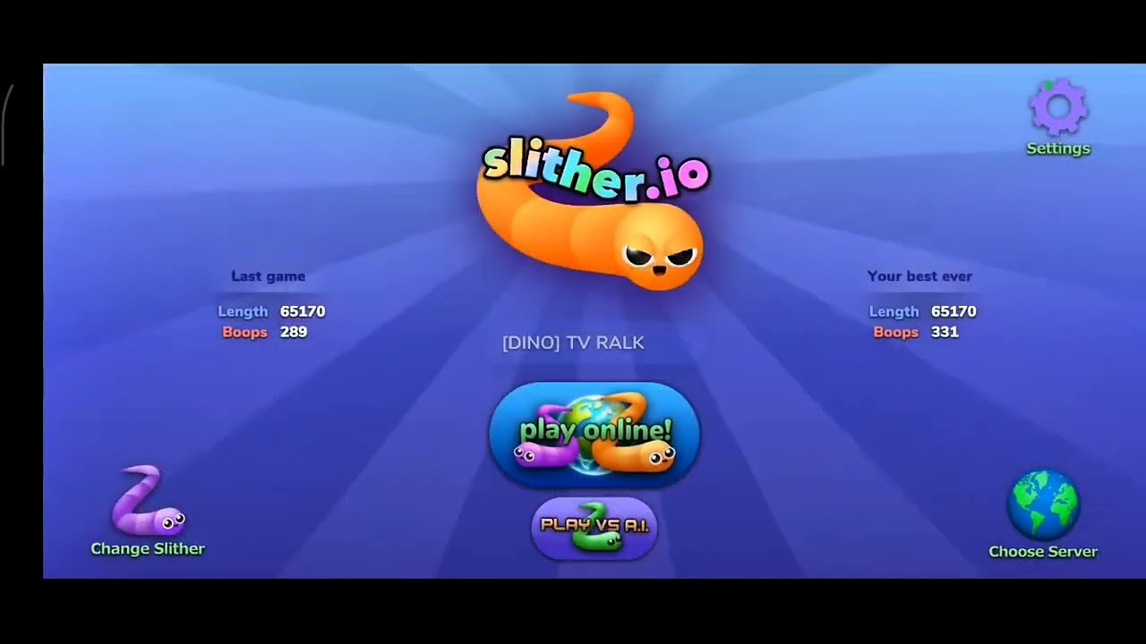 Slither.io Pov: [DINO] RV RALK and Pov: Rahim.     my brother pov: Mr. Aashu, daha knkn, gameplay #7