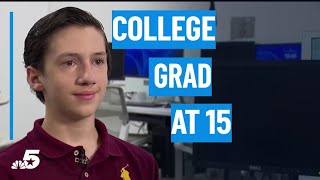 Why a 15-year-old is graduating from college before high school | NBCDFW
