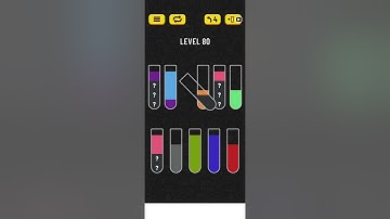 water sort puzzle level 80 solution