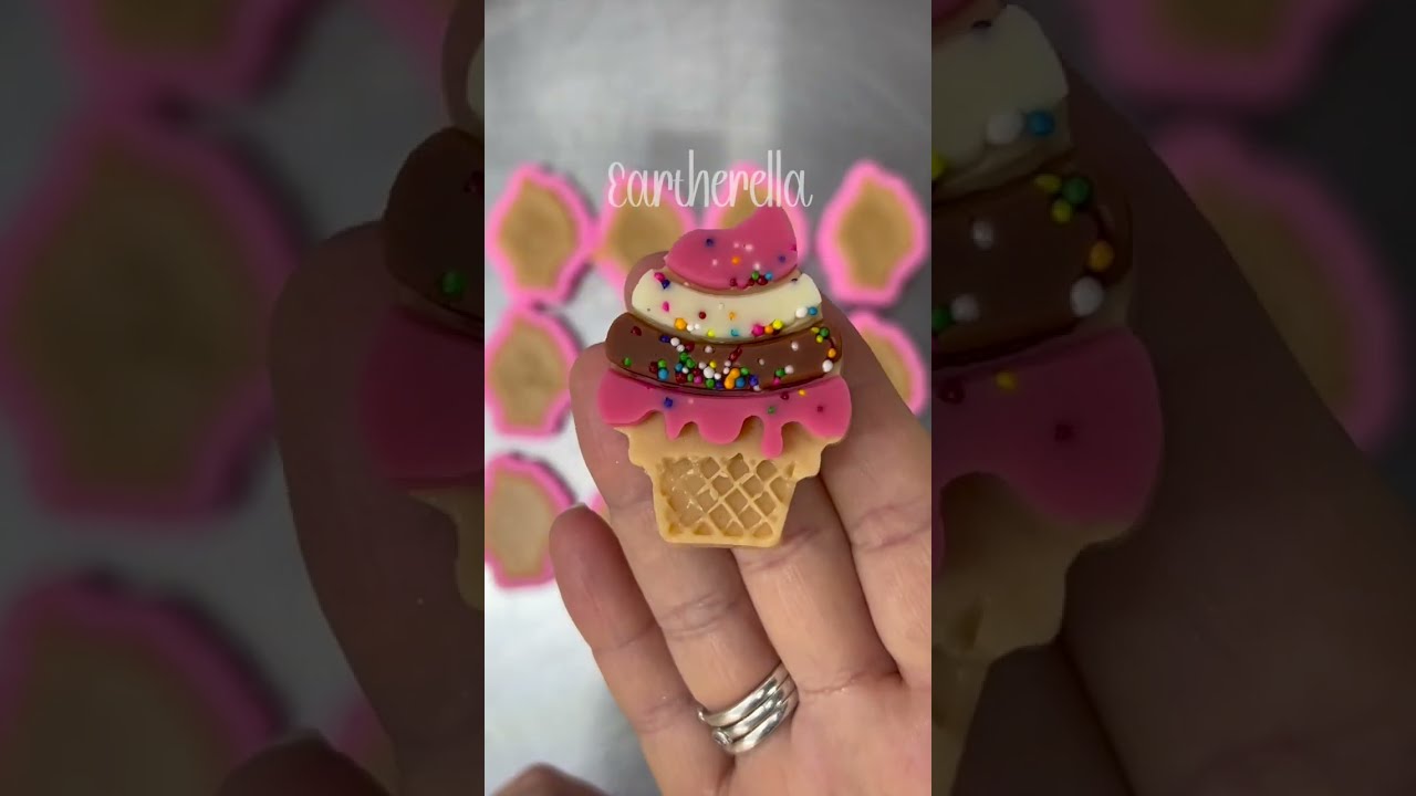 Neapolitan Ice Cream Cones wax melts