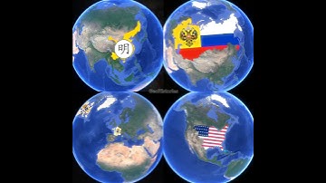 Evolution of France, Russia, China & United States #maps #history #historymap