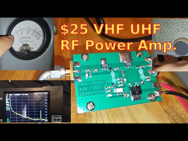 $25 VHF UHF RF Power Amplifier - YouTube