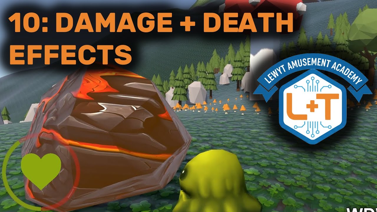 Unity Tutorial: Damage and Death Effects - LewyT Amusement Academy 10