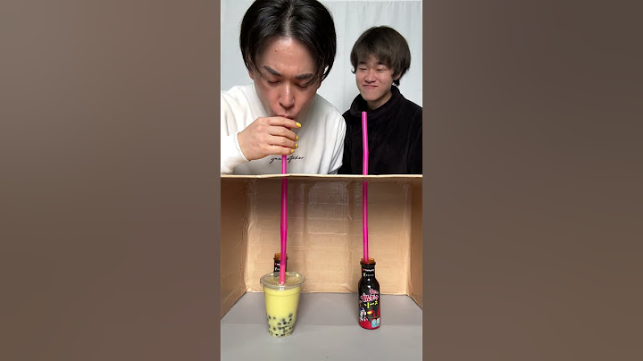 🍌Tapioca banana milk or Buldak sauce🌶️? ​⁠@Majimero100m