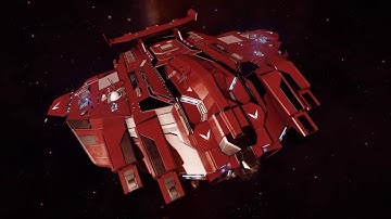 Elite Dangerous - mining ship Red Dwarf