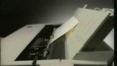 IBM Quietwriter Typewriter Commercial from 1985