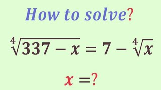 A  awesome mathematics problem | Olympiad Question| can you solve this problem | x=?