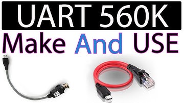 560K UART Cable Make And Use / How To Connect UART Cable / uart cable
