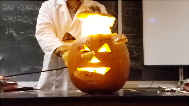 How Can a Chemical Reaction Carve a Pumpkin?