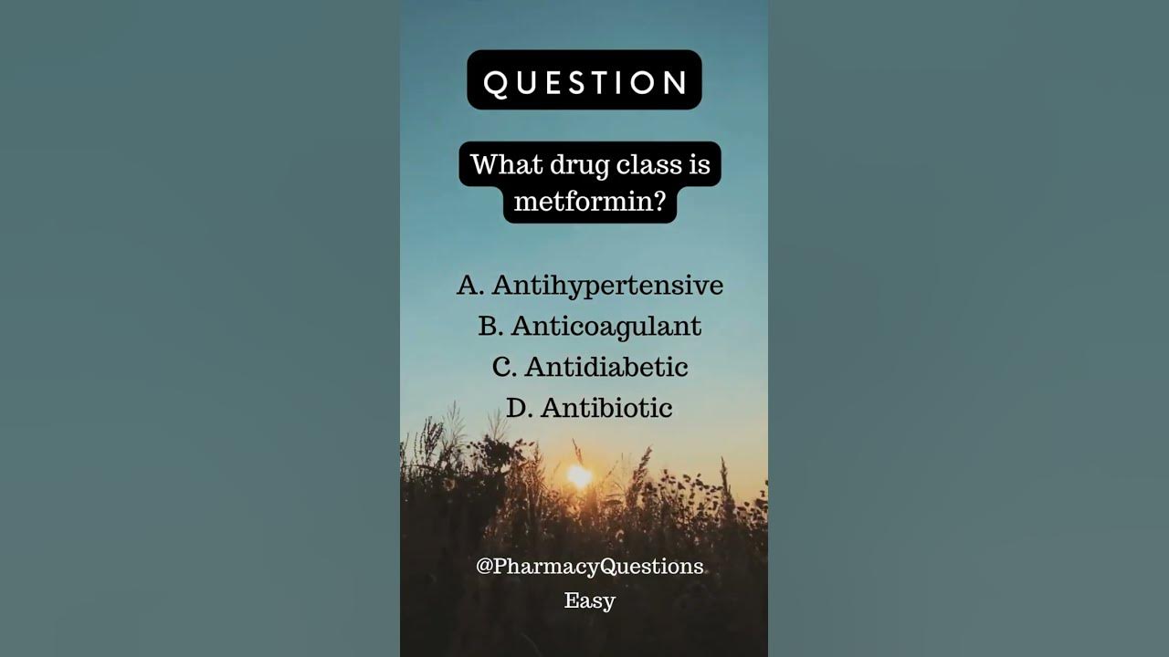 What drug class is metformin youtube