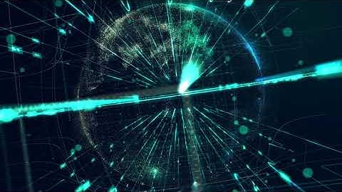 Digital Projection Of A Planet Geometrical Symmetry With Relation To Outer Space Epic 4K UHD