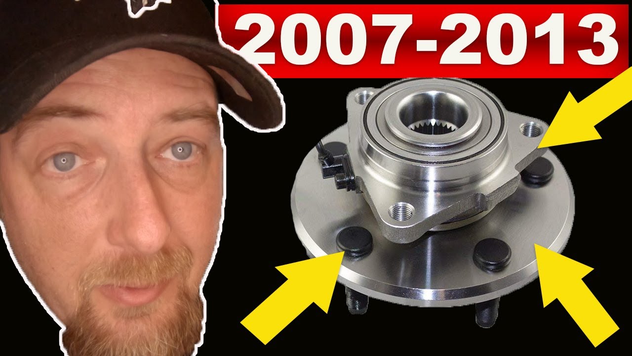Yukon Tahoe Front Wheel Bearing Replacement 2007 2013 HOW TO!! YouTube