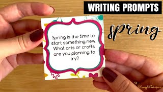 Spring Writing Prompts for Middle School // CrazyCharizma