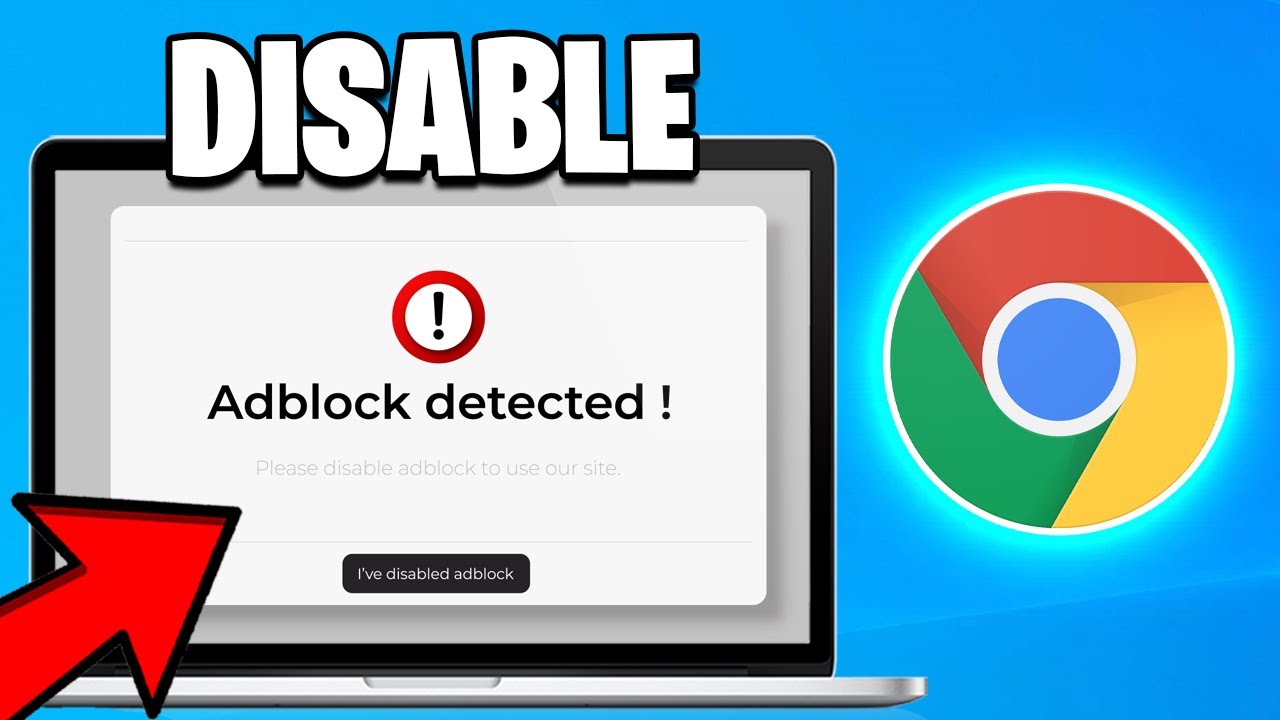 How To Disable Ad Blocker In Google Chrome (EASY) - YouTube