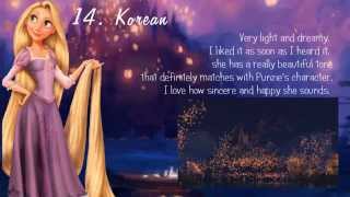 Tangled - ||Top 15 Rapunzel voices||
