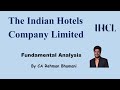 Indian Hotels by Tata | IHCL | Fundamental Analysis | by CA Rehman Bhamani
