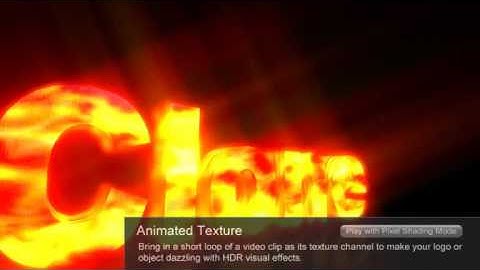 iClone4 Functional Demo - Animated Texture