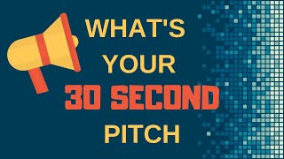Selling Yourself as an Analyst... What's Your 30 Second Pitch