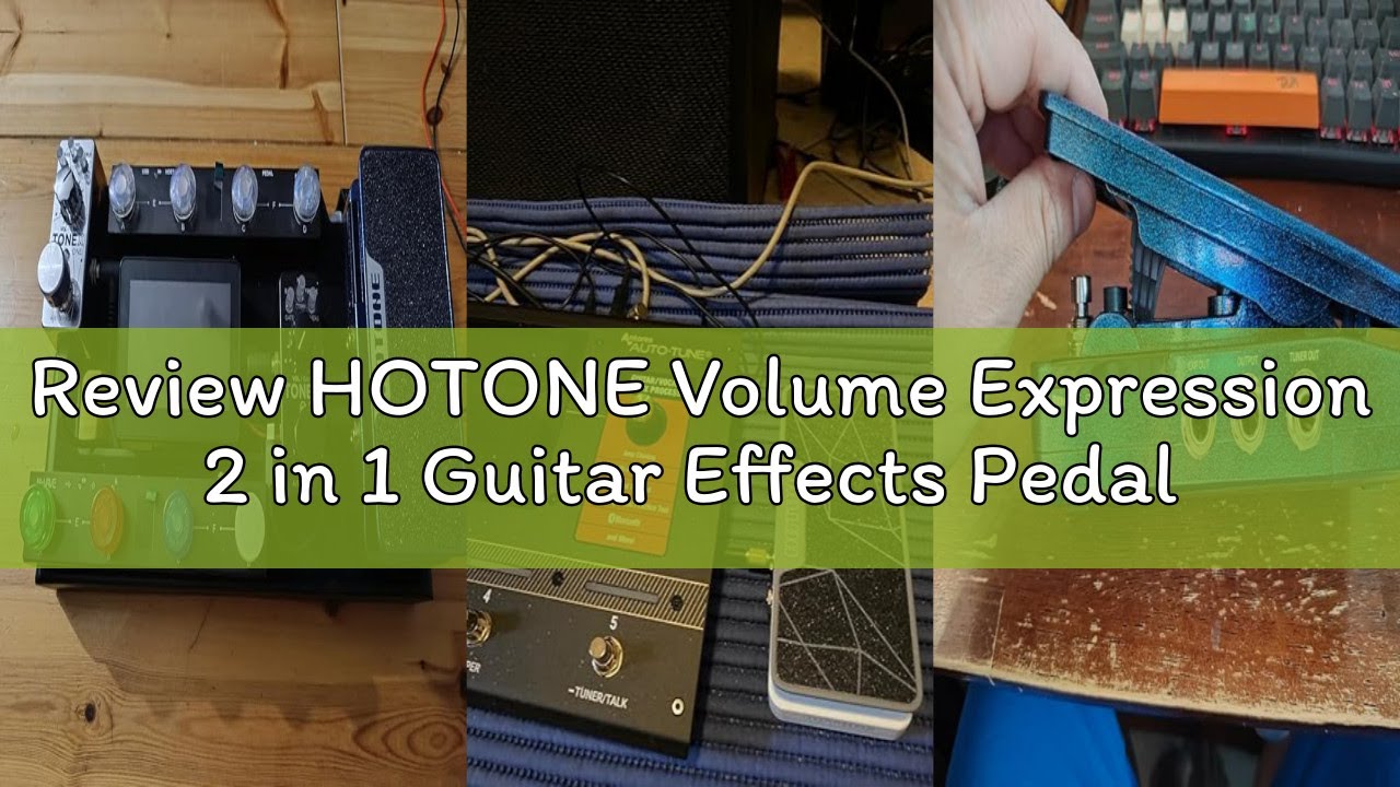 Review HOTONE Volume Expression 2 in 1 Guitar Effects Pedal Passive EXP Ampero Press Guitar Pedal(In
