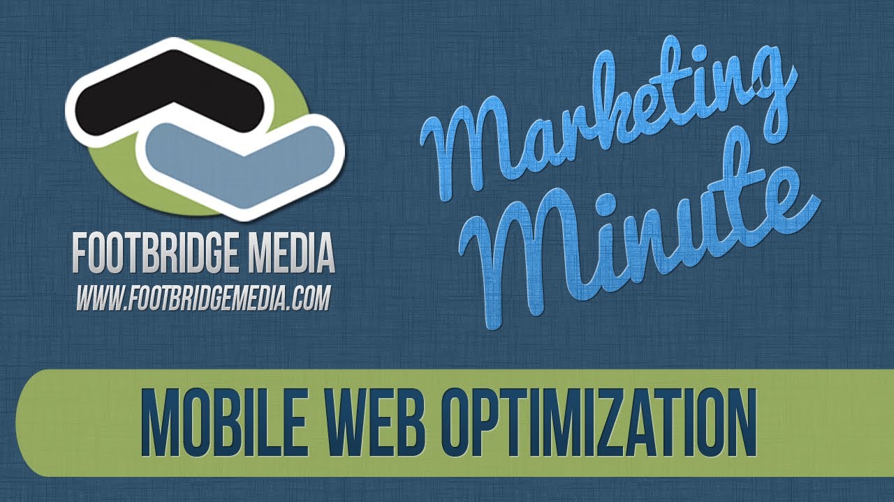 Marketing Minute Mobile site Optimization YouTube