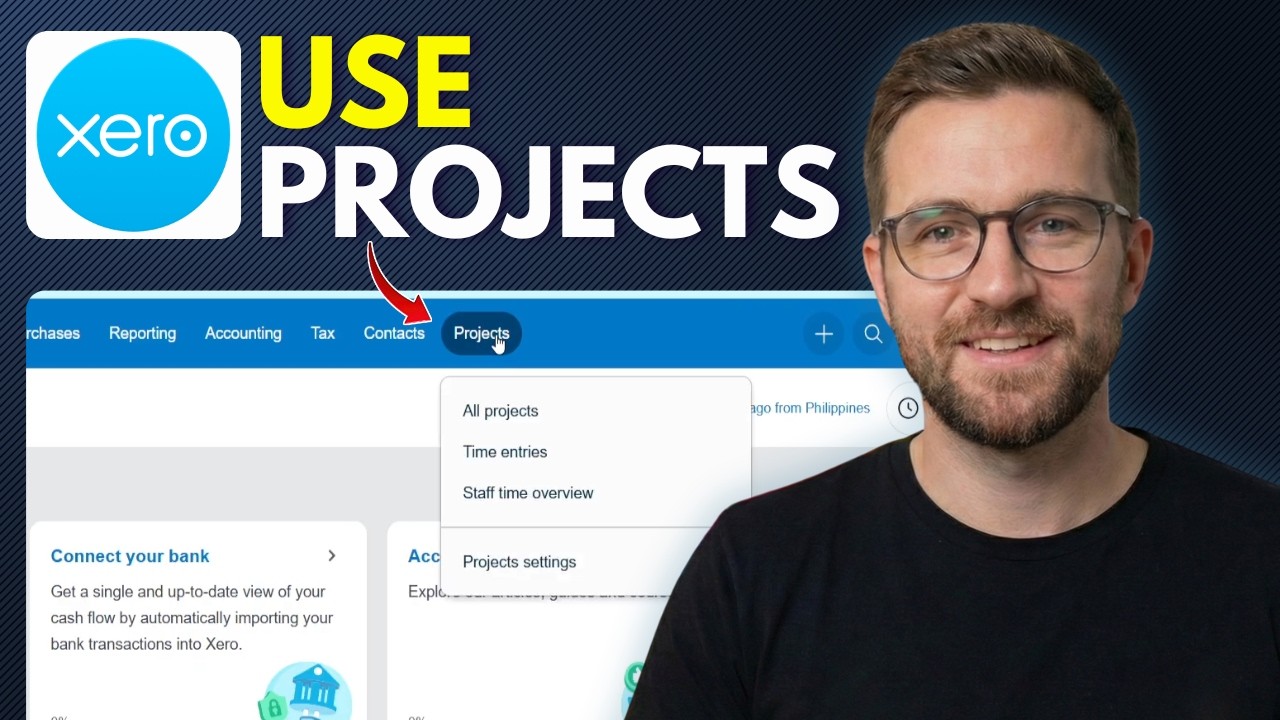 How to use Xero Projects (Step By Step 2026) - YouTube