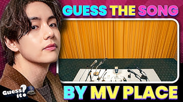 Guess 30 BTS Songs by MV Place/Set | BTS Quiz | Guessit #bts #btsquiz