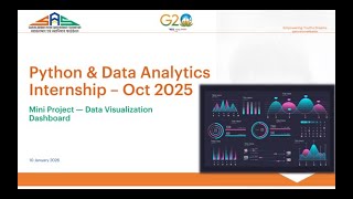 Celebrity Python & Data Analytics Internship | Session 30: Mini Project – Data Visualization Dashboard | SASF Profile