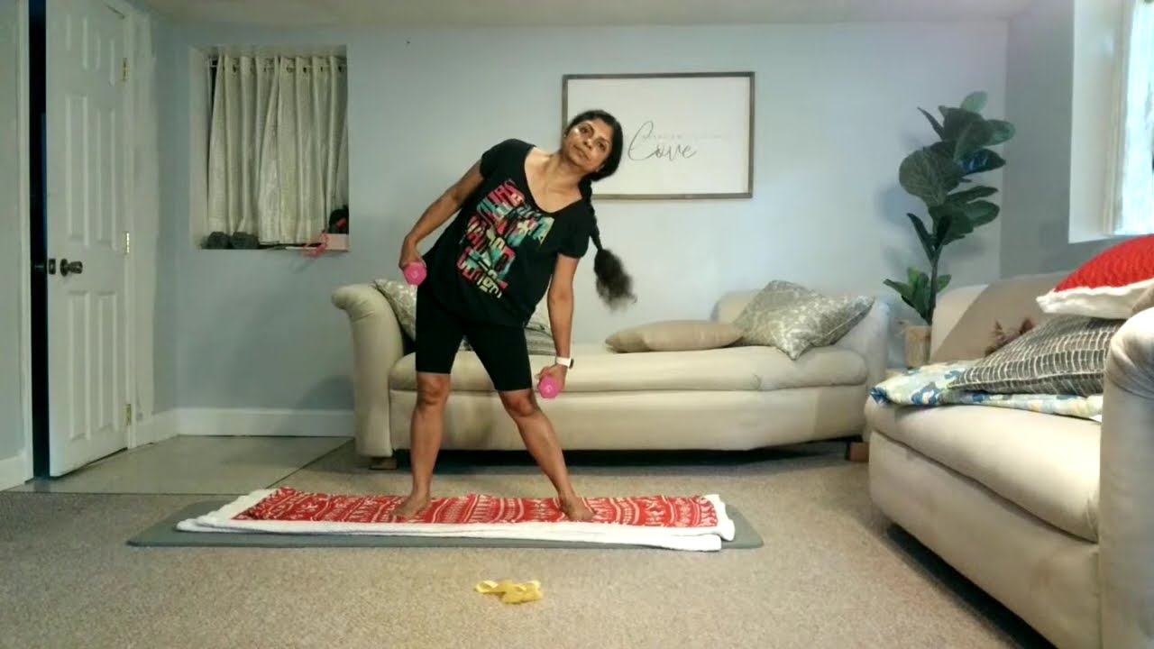 M s fitness standing abs exercises youtube