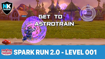 Angry Birds Transformers 2.0 - Spark Run Level 1 With Max Promotion Bonus
