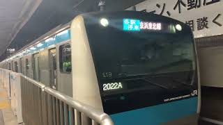 JR東日本E233系ウラ119編成 (電第2022A列車 磯子始発大宮行き各駅停車)