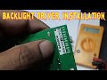 Backlight driver installation on combo LCD LED TV motherboard in hindi