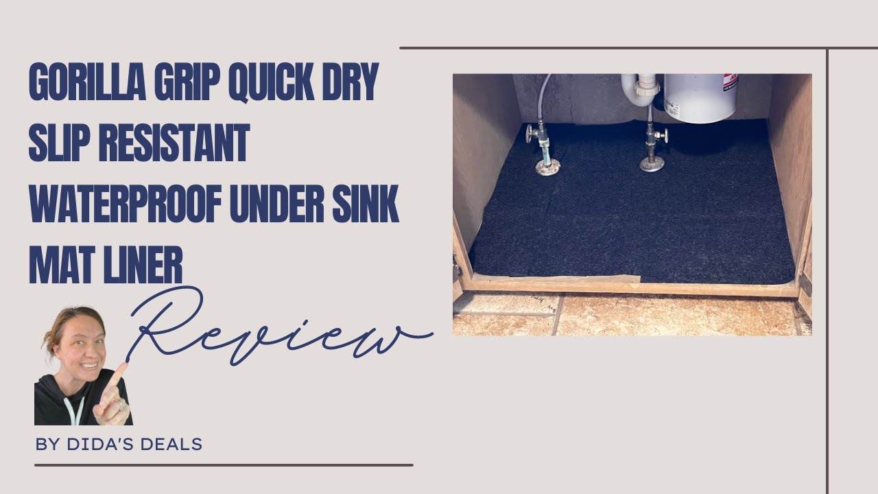 Ultimate Under Sink Protection: Gorilla Grip Waterproof Mat Review 