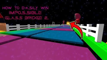 ❌ HOW TO BEAT IMPOSSIBLE SQUID GAME GLASS BRIDGE 2 | Roblox ⭕