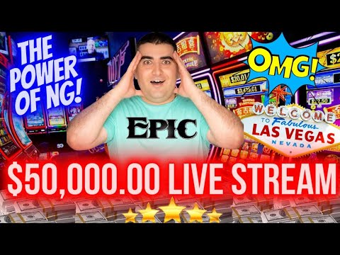 🔴 $50,000.00 MEGA High Limit Live Slot Play & MASSIVE BETS UP TO $500 A Spin