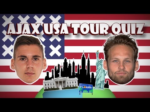 AJAX USA TOUR QUIZ #2 - 'Is Hawaii een staat?'