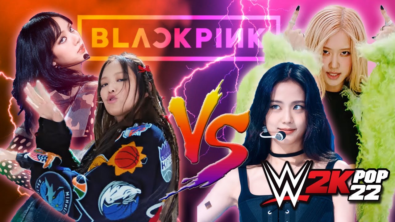 Blackpink Fight#2 (Requested) - Jennie&Lisa vs Rose&Jisoo -TornadoTag- WWE 2K POP #pae8tube 12/10/22