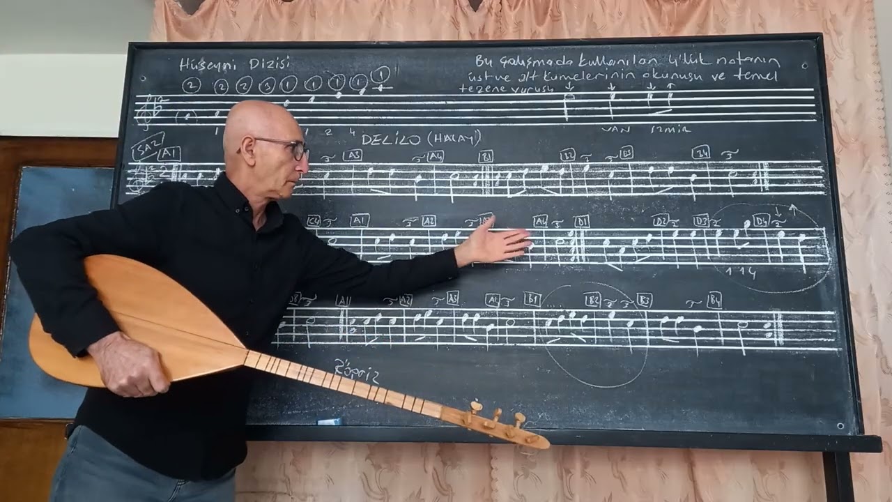 Bağlama Dersi: DELİLO ( Solfej)