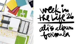 Week In The Life™ Scrapbook 2026 | Ali's Album Set Up