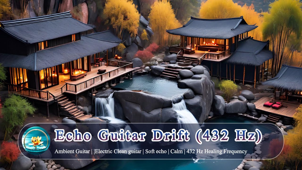 432 Hz Healing Frequency | Ambient Guitar | Electric Clean guitar | Calm | Pure Relaxation