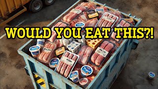 INSANE MEAT & DAIRY HAUL! Dumpster Diving Shocks Us Again! 🥓🧀