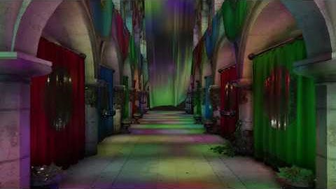 Clustered Lighting PBR 1024 Lights Test Scene