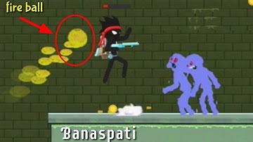 Fire Ball !! Stickman vs Strong Zombies Chapter 6 Stinky Sewers level 41-45