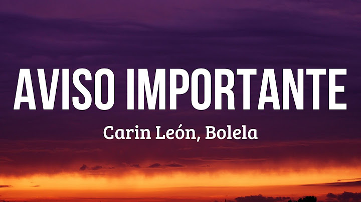 Carin León, Bolela - Aviso importante (LETRA) 🎵
