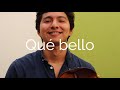 Qué bello | Karaoke (Violin Cover)