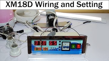 xm18d Thermostat and humidity controller wiring and internal setting