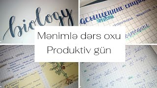 Mənimlə Dərs Oxu Produktiv Gün İmtahana Hazırlıq